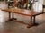 Late 20th Century French Louis XIII Style Carved Walnut Monastery Refectory Trestle Table For Sale - Image 5 of 6