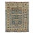 Antique Hand Knotted Caucasian Shirvan Rug in Blue With Tribal Design 3'5"x4'5" For Sale