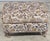 Late 20th Century Stickley Lounge Arm Chair With Matching Ottoman Footstool Needlepoint Fabric For Sale - Image 9 of 16