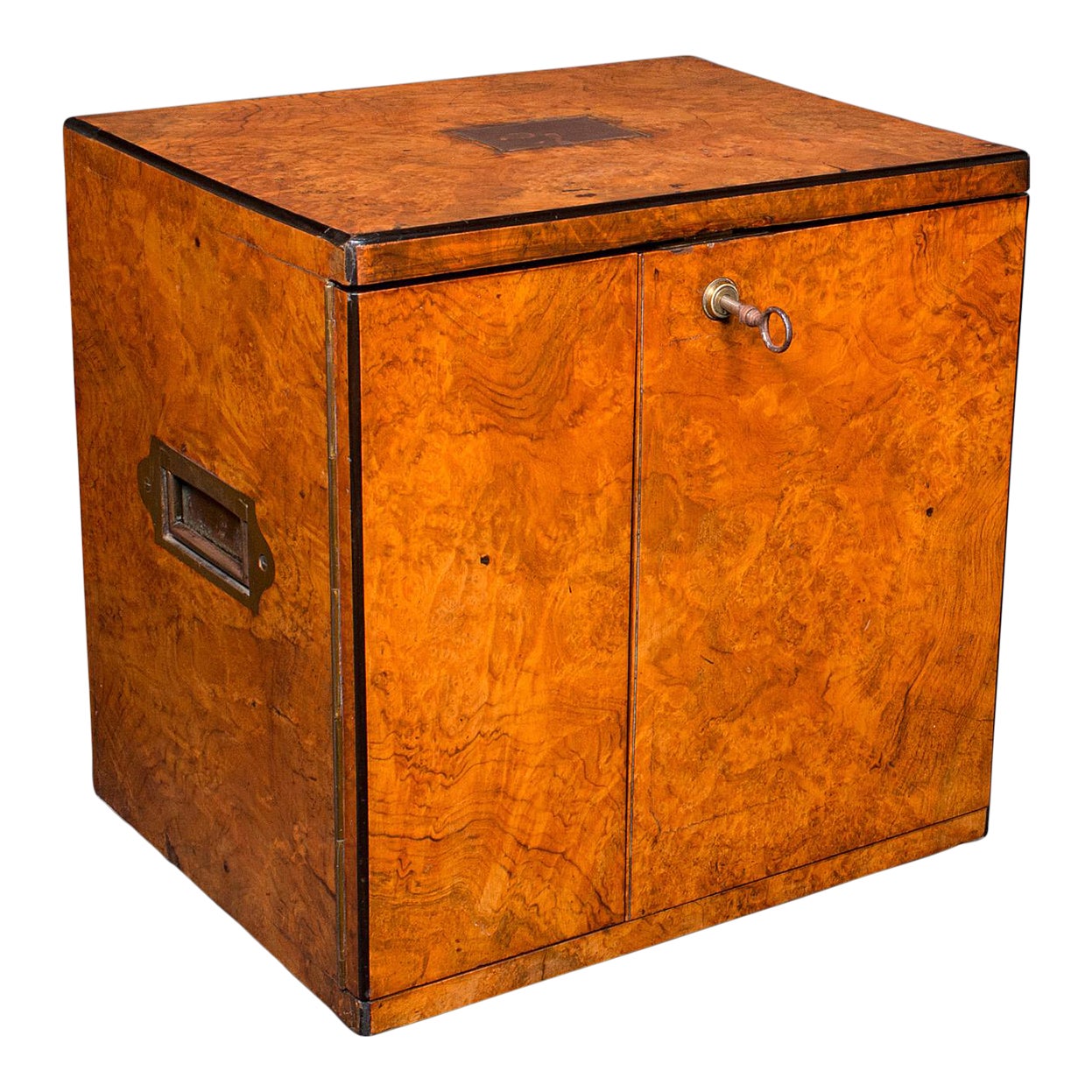 1820s Regency Antique Gentleman's Cigar Humidor, English, Campaign