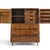 Bert England Mid Century Walnut and Brass Armoire For Sale - Image 11 of 12
