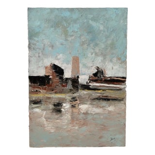Delas, Landscape, 1990s, Oil on Canvas For Sale