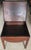 This beautiful antique English period Georgian Mahogany side table features a flip top that reveals storage inside. Made...