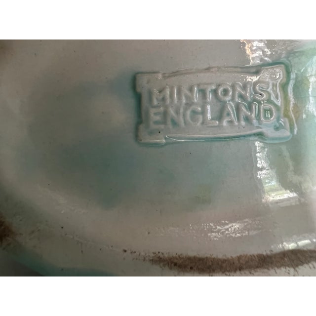 Antique Minton Parrot Bird Figurines in Blue For Sale - Image 11 of 12