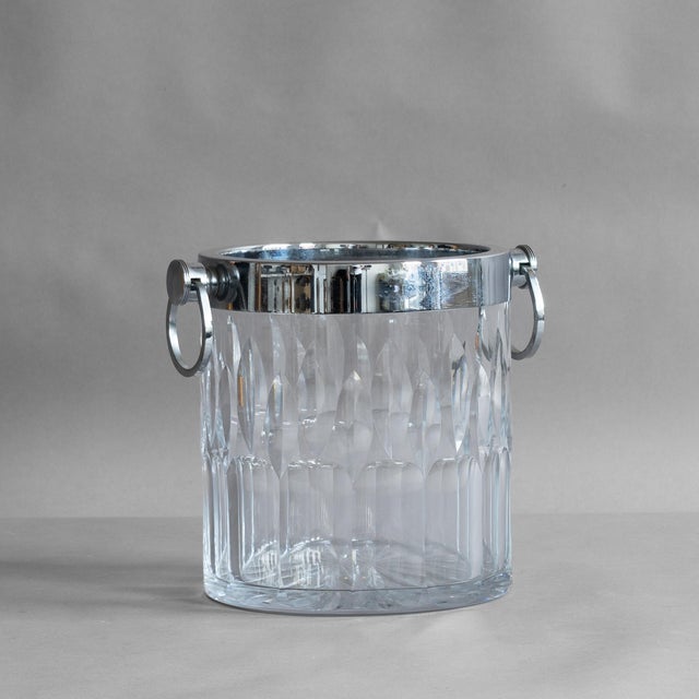 Vintage Ice Bucket with Chrome, 1970 For Sale - Image 6 of 6