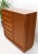 Tambour Door Side by Side 13 Drawers Large Teak Gentleman Chest Dresser Cabinet For Sale - Image 9 of 13
