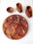 Brown Mid-Century Tropical Carved Wood Serving Tray Set - Set of 10 For Sale - Image 8 of 10