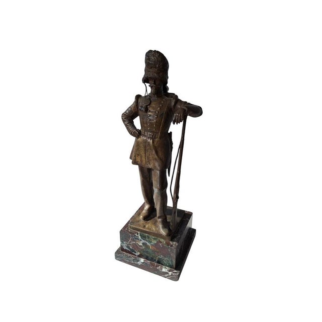 Bronze Sculpture of Soldier from Laganà Foundry, Naples, 1940 For Sale - Image 10 of 10