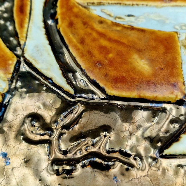 Ceramic Model 311 Wall Relief by Helmut Schäffenacker, Germany, 1960s For Sale - Image 12 of 18