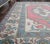 Vintage Pink Area Oushak Turkish Hand-Knotted Rug For Sale - Image 6 of 8