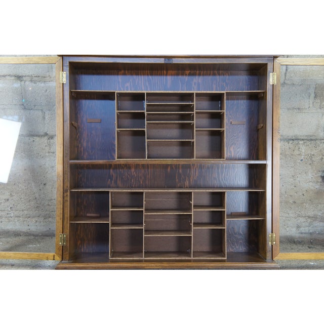 Antique Walnut III Open Pediment Wall Curio Chairish