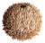 An Unusual and whimsical Vintage Natural Material Sea Urchin Lamp. Featuring a textured coconut shell base inspired by the...