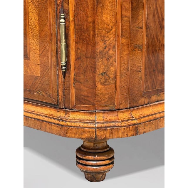 18th Century Maltese Walnut Marquetry Cabinet, 1720 For Sale - Image 12 of 18