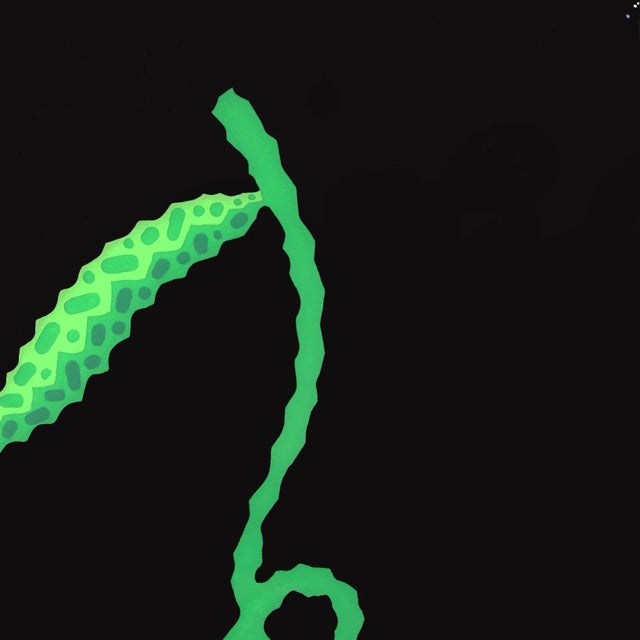 Contemporary "Black Cherries" Contemporary Minimalist Still Life Mixed-Media Painting by Will Beger For Sale - Image 3 of 8