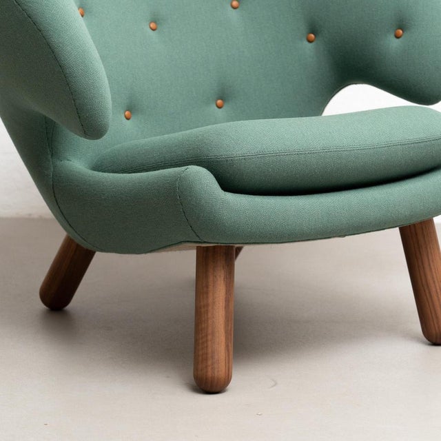 Pelican Chair in Wood and Fabric by Finn Juhl For Sale - Image 11 of 18