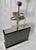 Williams Sonoma Wide Black Crystal Block Lamp – Polished Nickel Hardware For Sale - Image 9 of 18