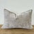 European vintage velvet accent pillow with down feather insert Size: 14" x 23" Color: Ciment (a light gray) Zipper...