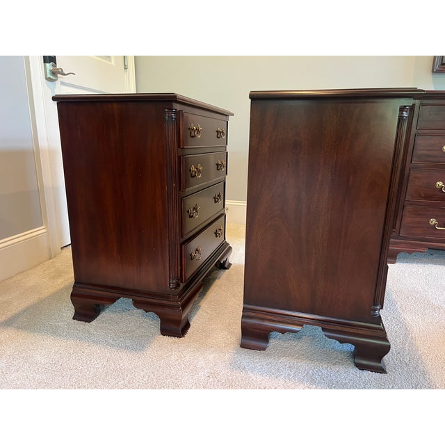 American Henkel Harris 116 Bedside Chests (2) in #29 Classic Henkel Mahogany, A Pair For Sale - Image 3 of 6
