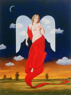 Rafal Olbinski, An Angel, 2020, Giclée Print