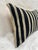 Contemporary Turkish Hemp Pillow Cushion Natural Beige Black Pillow Cushion Cover 16" x 24" For Sale - Image 3 of 4