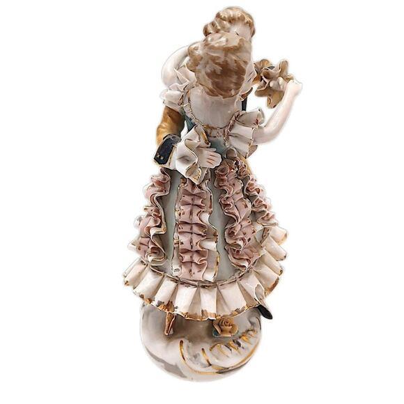 Antique German Porcelain Amorous Dancing Couple Figurine Waltz Beethovan ca 1890 If you want a beautiful piece to display,...