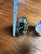 Abstract Trio of Blue Glass Vintage Paperweights For Sale - Image 3 of 10