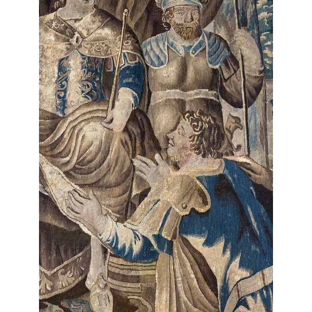 Mid-18th Century French Aubusson Historical Tapestry of Alexander the Great For Sale - Image 10 of 15