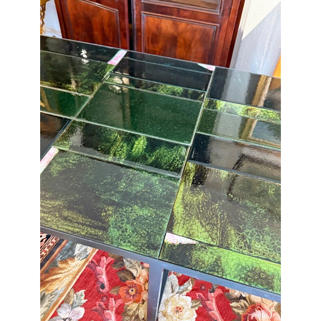 Marella Ferrera for Paola Lenti Sciara Lava Stone Tile Dining Table For Sale - Image 4 of 15