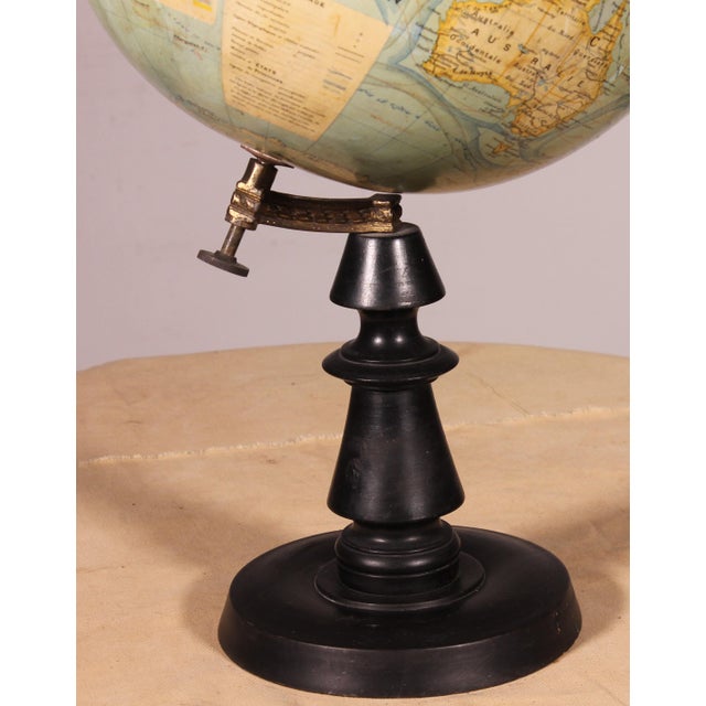 Early 20th Century Terrestrial Globe from J. Forest For Sale - Image 3 of 13