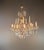 Metal Oval Italian Baroque Revival Crystal Chandelier Rococo Style Dining Room Ceiling For Sale - Image 7 of 17