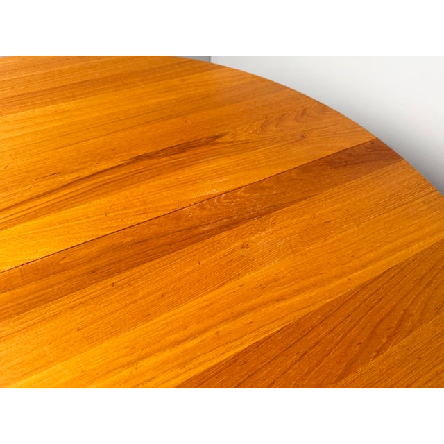 Extendable Dining Table in Teak Wood by Juul Kristensen for Brdr. Juul Kristensen, Denmark, 1970s For Sale - Image 12 of 13