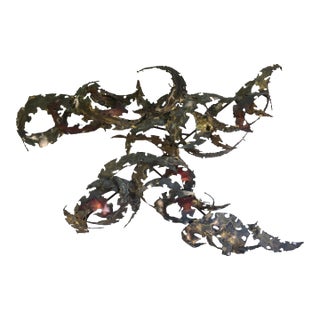 Important Oversized Silas Seandel Iron Wall Sculpture For Sale
