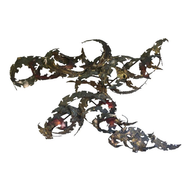 Important Oversized Silas Seandel Iron Wall Sculpture For Sale