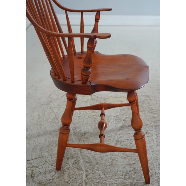 Pair of FWW Mixed Wood Windsor Armchairs For Sale - Image 12 of 18