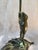 Folk Art Vintage Bronze Standing Frog Candlestick For Sale - Image 3 of 14