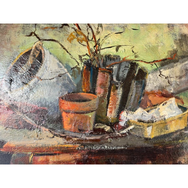 1960s Vintage Turner Still Life Oil on Canvas Painting, Frame/ Sold For Sale In Miami - Image 6 of 12