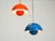 Metal Enamelled Double Shade Flower Pot Pendant Lamp by Verner Panton for Louis Poulsen, Denmark, 1970s For Sale - Image 7 of 18