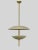 2020s Modern 4 Light Brass Pendant Light Fixture For Sale - Image 5 of 6