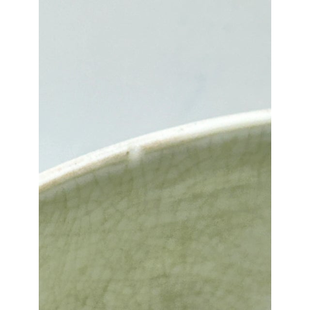 Vintage Chinoiserie Floral Cachepot Planter With Double Handles For Sale - Image 10 of 11