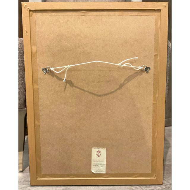 2010s Trowbridge Traditional French Black and White Framed Portrait For Sale - Image 5 of 5