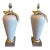 Vintage 1990s Hollywood Regency Plaster Table Lamps, Pair For Sale