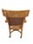 Pair of Vintage Regency Style Upholstered Wood Armchairs on Casters For Sale - Image 4 of 11