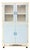 Vintage Painted Kitchenette Pantry Cabinet, 1940s For Sale