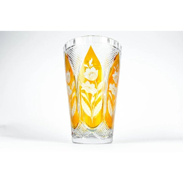 Cut-Crystal Vase For Sale - Image 10 of 11