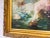 Textile Antique Oil on Canvas Painting in Original Frame For Sale - Image 7 of 11