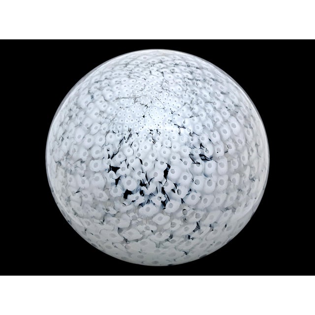 Vintage Murano Glass Ceiling Lamp from Manifattura Di Murano, 1980s For Sale - Image 6 of 9