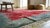 1920s Red Scarlet Foliate Antique Chinese Art Deco Carpet 9'2" X 12'8" Knotted Wool Rug For Sale - Image 11 of 13