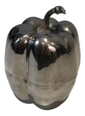 Silver Plated Apple Ice Bucket, French, Circa 1970