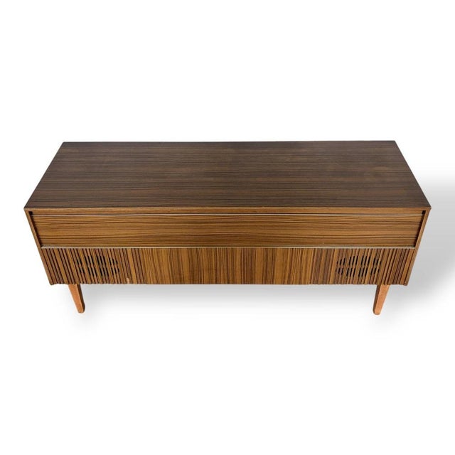 Wood Mid-Century Radiogram Stereo Console from Marconiphone, 1960s For Sale - Image 7 of 9