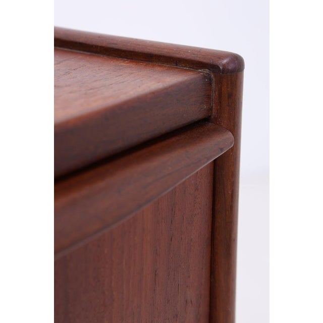 Brown Vintage Teak Chest of Drawers, 1960s For Sale - Image 8 of 12